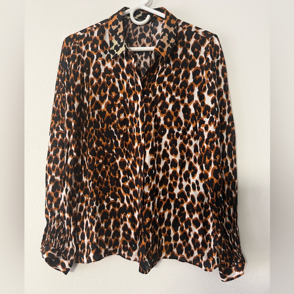 KOBI HALPERIN Leopard Print Women's Top